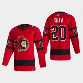 Ottawa Senators Trikot Logan Shaw 20 2020-21 Reverse Retro Authentic - Herren